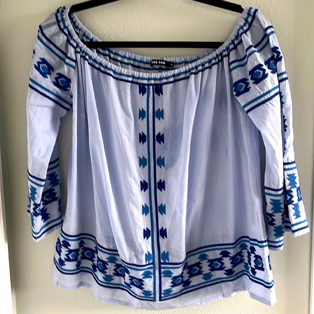 Love Sam Off-The-Shoulder Blouse